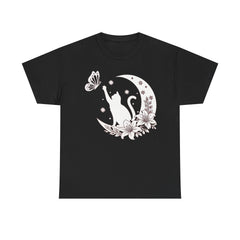 Cat and Moon T-shirts