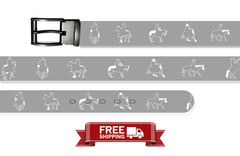 Frontier Form Belt With Metal Buckle