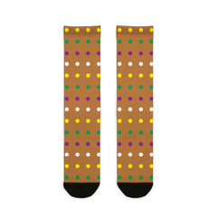 Quadra Polka Dots Brown Socks