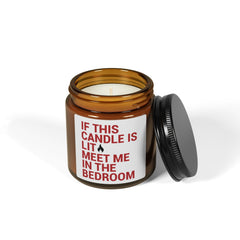 If This Candle Is Lit Meet Me In The Bedroom Valentine's Candles