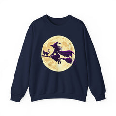Moonlit Witch Halloween Sweatshirt