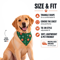 All about Christmas Dog Bandana