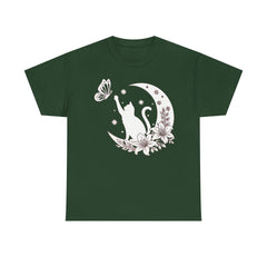 Cat and Moon T-shirts