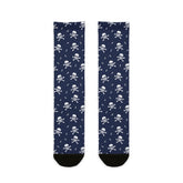 Null Skull And Crossbones Halloween Socks