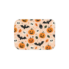 Bats And Pumpkins Halloween Blanket