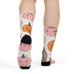 Different Pumpkins Halloween Socks