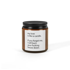 My Love Is Like A Candle Valentine's Candle