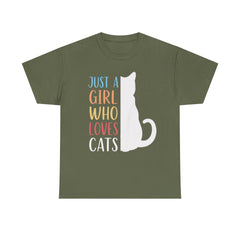 Just A Girl Who Loves Cats T-Shirt