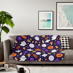 Friendly Ghosts & Friends Halloween Blanket
