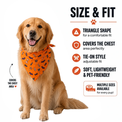 Bats And Candies Halloween Bandana