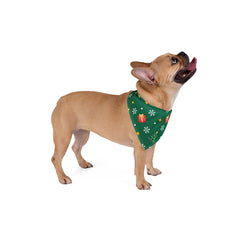 Christmas Presents Green Pet Bandana