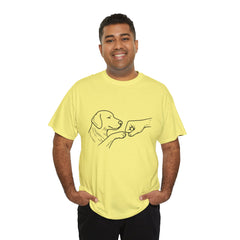 Dog Human Fistbump T-shirt