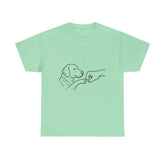 Dog Human Fistbump T-shirt