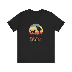 Best Dog Dad Short Sleeve T-shirt