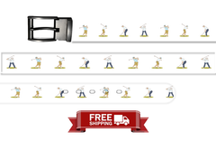 Pro Swing Sequence Belt With Metal Buckle