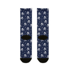 Null Skull And Crossbones Halloween Socks