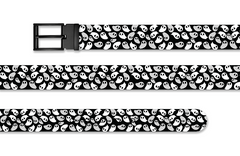 Black Haunted Spirits Halloween Belt