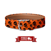 Skull Parade Halloween Dog Collar