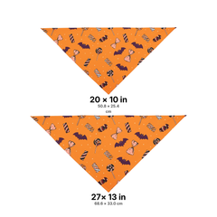 Bats And Candies Halloween Bandana