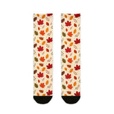 Fall Leaves Halloween Socks