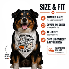 Spooky Night Trick Or Treat Halloween Bandana