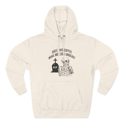 Does This Coffee Make Me Look Up Undead Halloween Sweatshirt