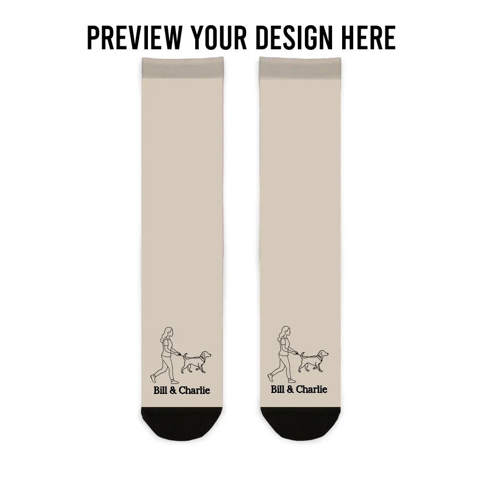Dog & Owner Custom Socks.
