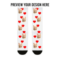 Cat Face Socks.
