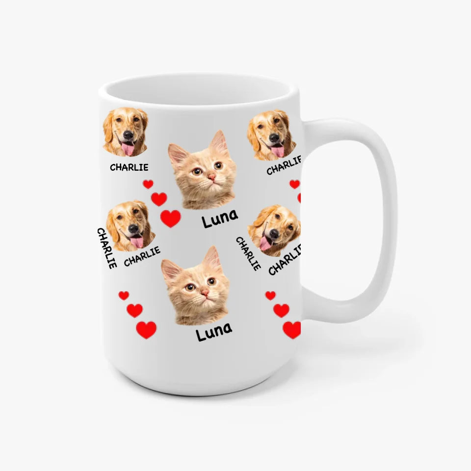 Custom Dual Photo Mug.