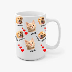 Custom Dual Photo Mug.