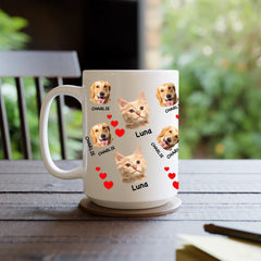 Custom Dual Photo Mug.