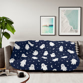 Cute Ghost Flying Halloween Blanket