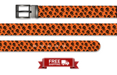 Skull Parade Halloween Belt with Metal Buckle