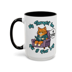 My Therapist Has Fur & Four Legs Mugs