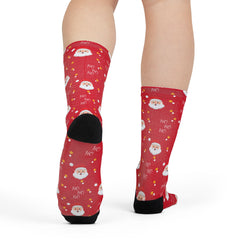 Ho Ho Santa Christmas Socks