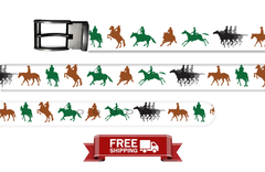Horseman’s Reign Belt With Metal Buckle
