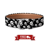 Skull Halloween Dog Collar