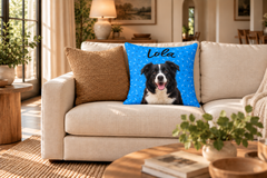 Custom Bones & Paws Pet Pillow