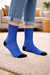 Double Blue Socks