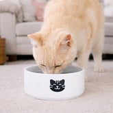 Cat Pet Bowl White