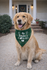 Christmas All Santa's Cookies Pet Bandana