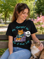 My Therapist Has Fur & Four Legs T-shirts