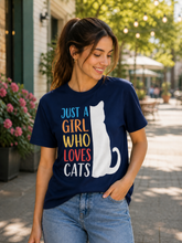 Just A Girl Who Loves Cats T-Shirt