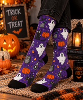 Pumpkin Halloween Socks