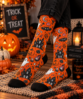 Ghost Monster Spooky Halloween Socks