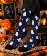 Cute Ghost Flying Halloween Socks