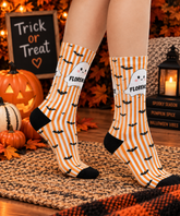 Custom Bats Halloween Socks
