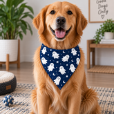 Cute Ghost Flying Halloween Bandana