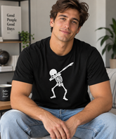 Skeleton Pose Halloween Tee