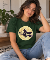 Moonlit Witch Halloween Tee